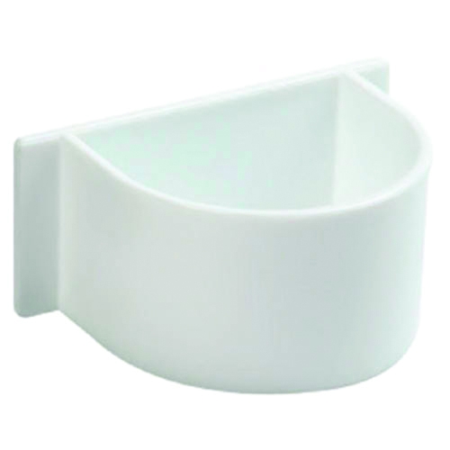 Mta9375 comedero loro curvo blanco