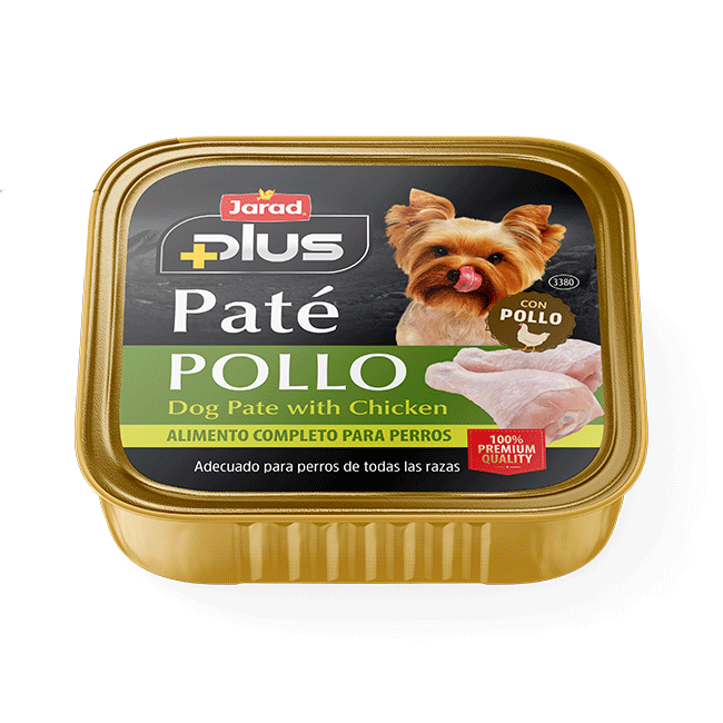 Pate jarad perro pollo